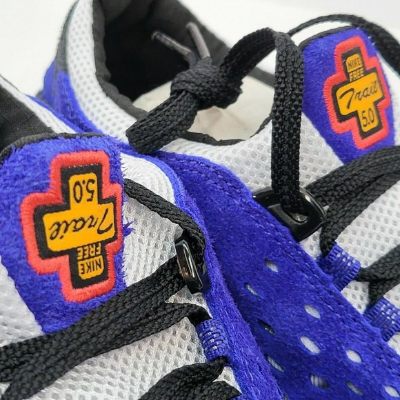 Nike Free Run Trail Men's Limited Edition Sneaker Shoe Athletic Blue CW5814-401 - Picture 5 of 10